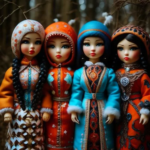 Куклы и игрушки народа Бай