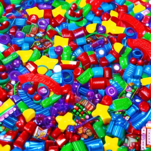 Игрушка детский конструктор пластиковый