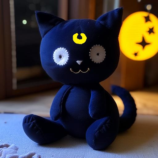 мягкая игрушка кошка Луна из Сейлор Мун