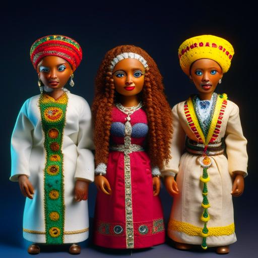 Ethiopian Jewish dolls