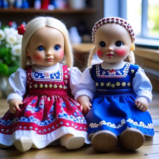 Игрушки и куклы острова Гернси у побережья Нормандии в проливе Ла-Манш